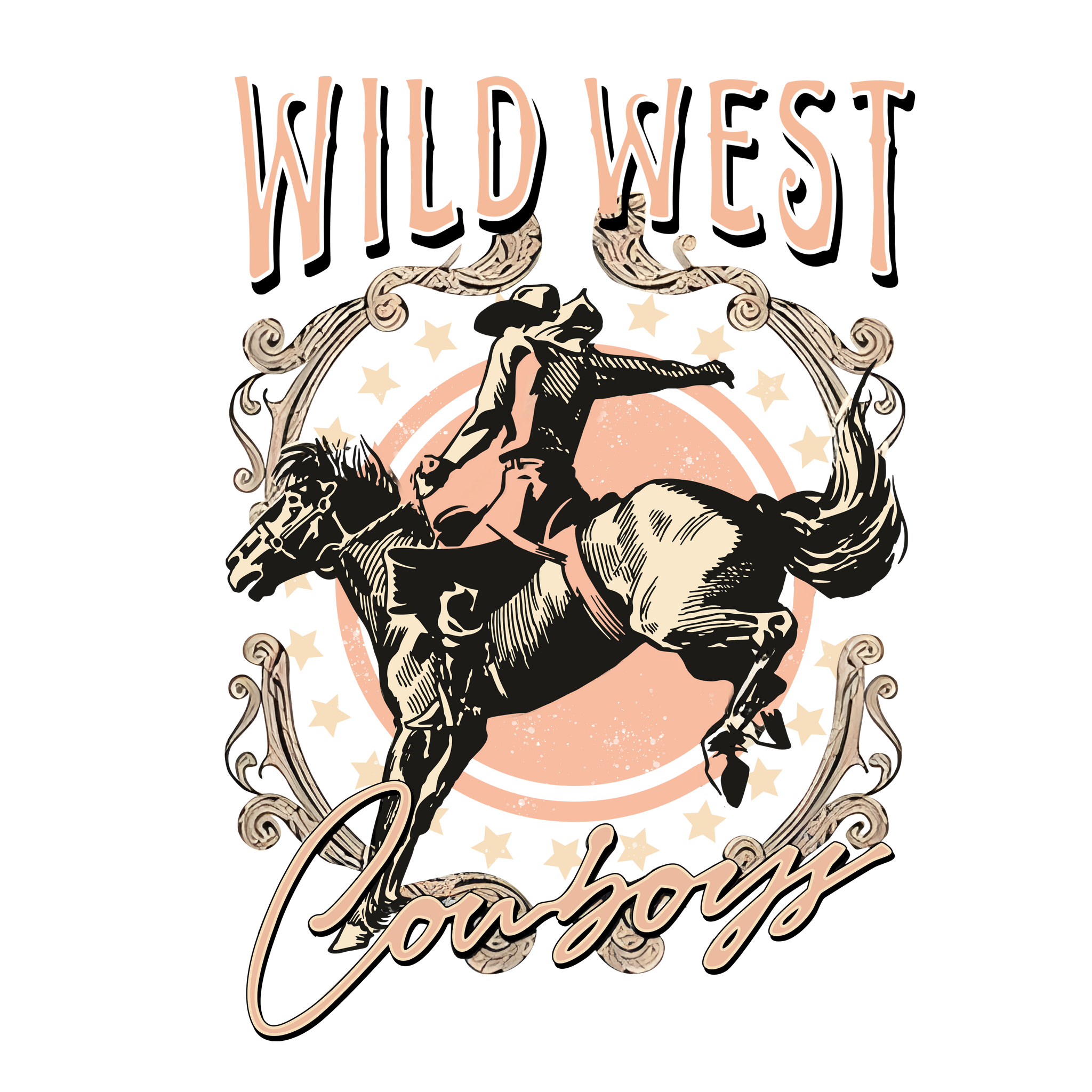 Wild West Cowboys Print