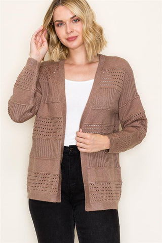 Staccatto Pointelle Cardigan
