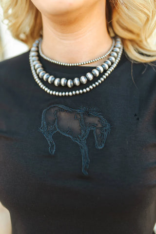 Bronc Mesh Cut Out Tee