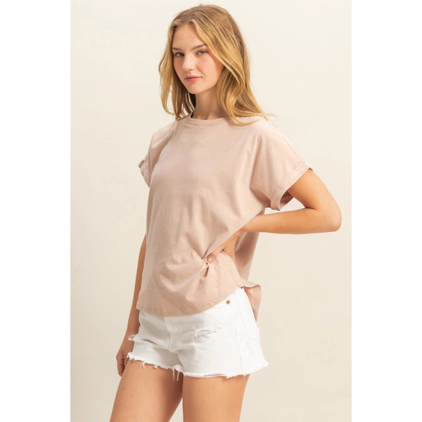 Mineral Washed Tunic Tee