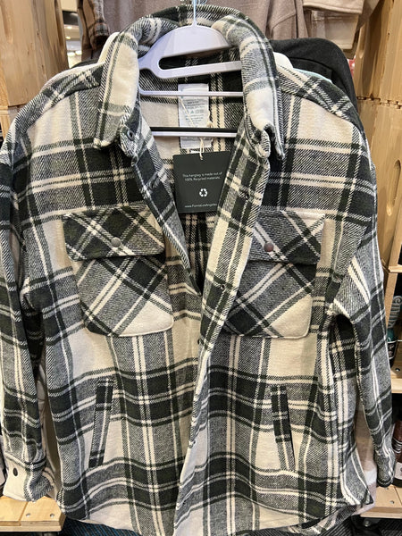 Fleece Plaid Shacket