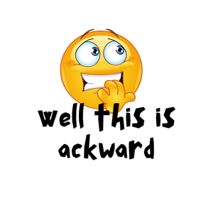 Ackward Emoji Print