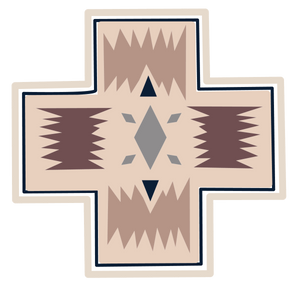 Aztec Cross Print