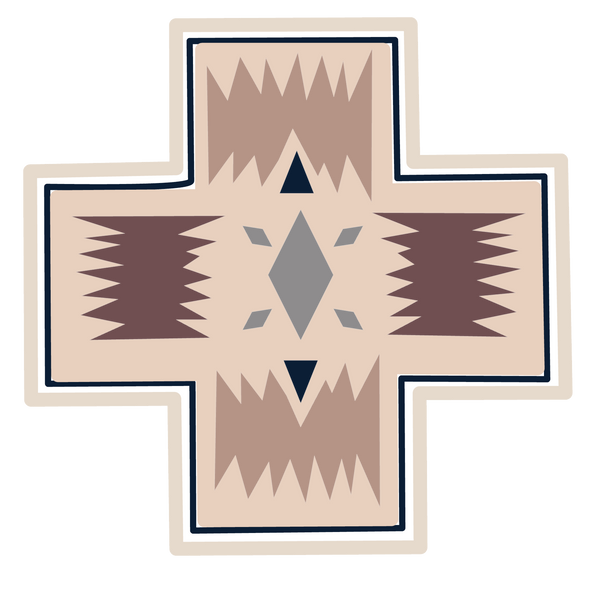 Aztec Cross Print