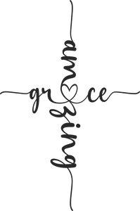 Amazing Grace Cross Print