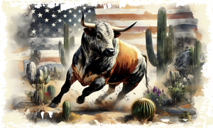 American Bull Print