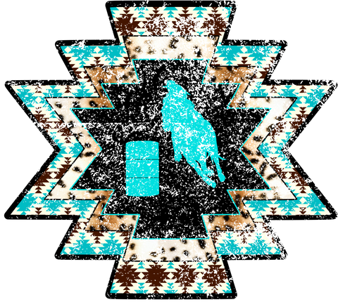 Aztec Barrel Racing Print