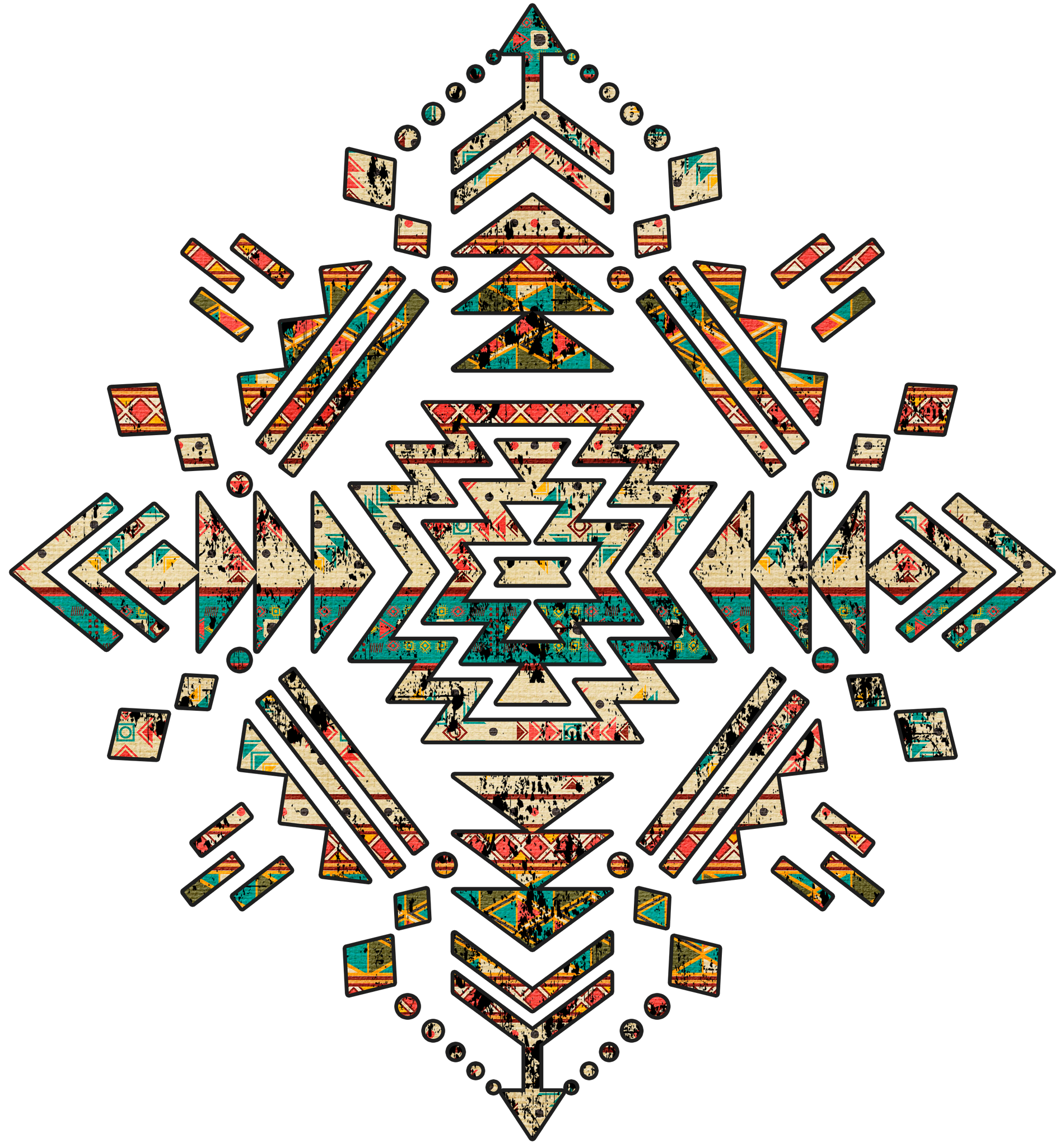 Geometric Aztec Print