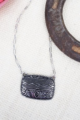 Bootcut Beauty Buckle Necklace