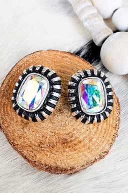 Starshine Iridescent Crystal Earrings