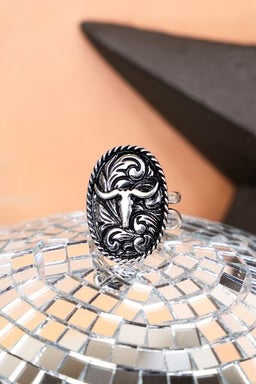 Salina Steer Cuff Ring