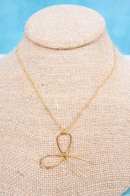 Knot Your Average Bow Necklace
