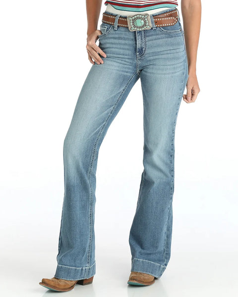 Cruel Denim Women's Mila Trouser - Medium Stonewash
