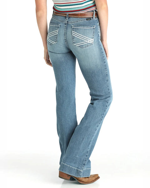 Cruel Denim Women's Mila Trouser - Medium Stonewash