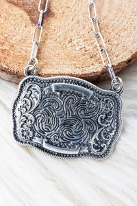 Branded Buckle Necklace
