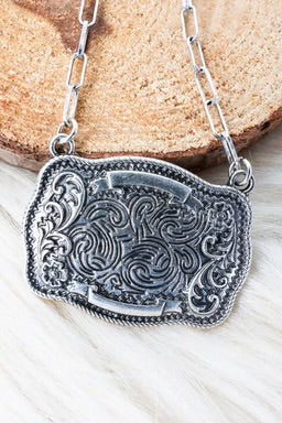 Branded Buckle Necklace