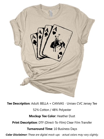 Cowboy Aces T-Shirt Pack