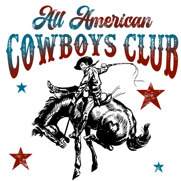 Cowboys Club Print