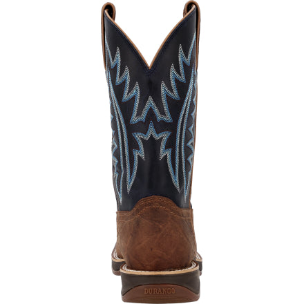 Men's Durango® Rebel™ Ultra-Lite Cognac/Sapphire Blue Western Boot