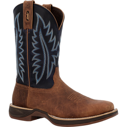 Men's Durango® Rebel™ Ultra-Lite Cognac/Sapphire Blue Western Boot