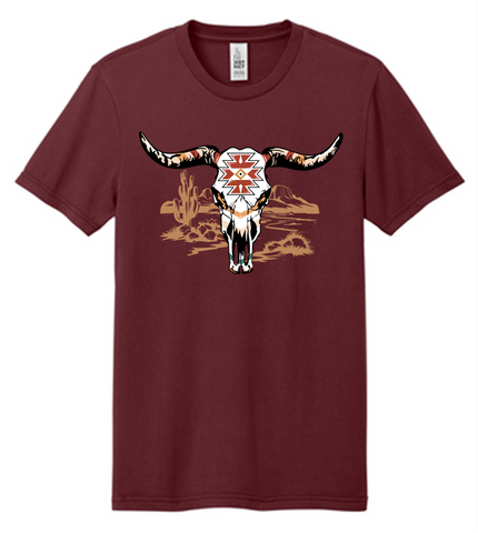 Desert Aztec Skull Tee