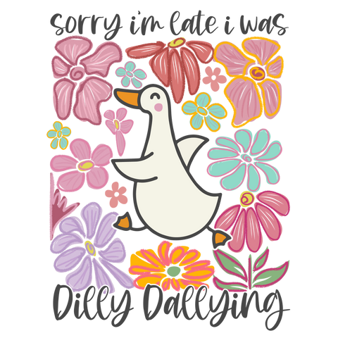 Dilly Dallying Goose Print