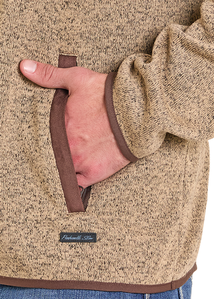 Panhandle Slim Melange Henley Pullover
