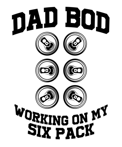 Dad Bod Six Pack Print