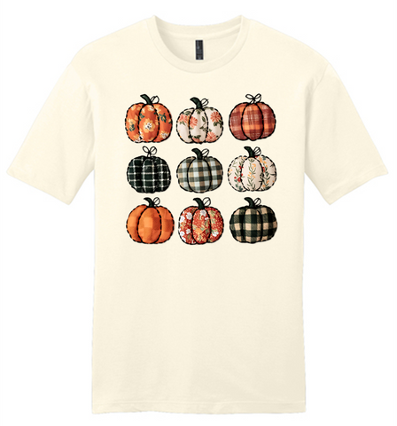Embroidery Pumpkins Tee