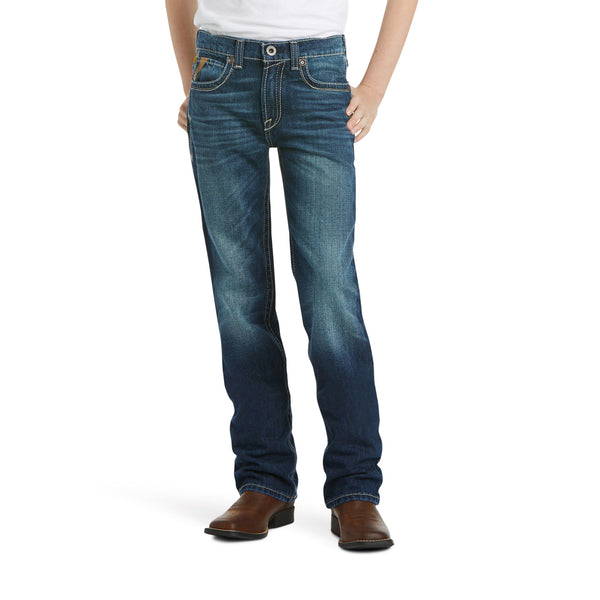 Boys Ariat B5 Slim Boundary Stackable Straight Leg Jean