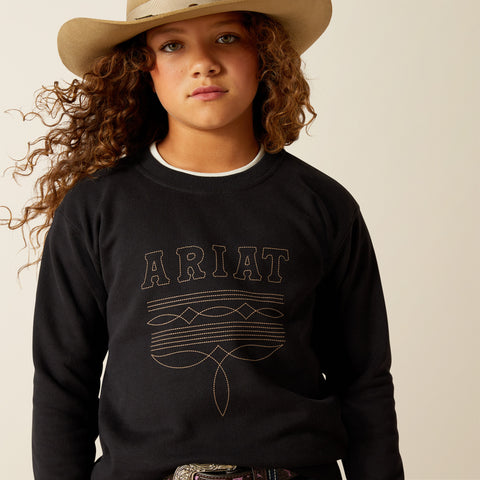 Ariat Girl's Booted Logo Sweatshirt