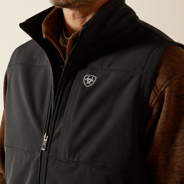 Ariat Men's Vernon Softshell Vest in Black