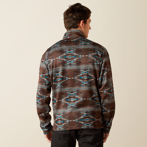 Ariat Southwest Caldwell Logo 1/4 Zip Sweater