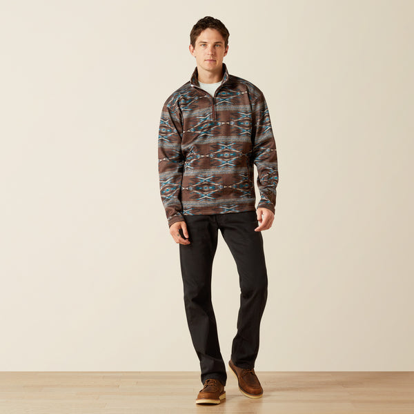 Ariat Southwest Caldwell Logo 1/4 Zip Sweater