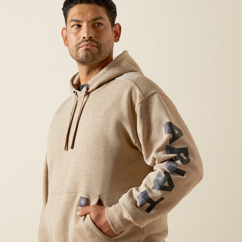 Ariat Men's Rebar Lightweight Logo Hoodie