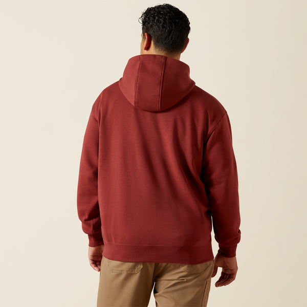 Ariat Men's Rebar Lightweight Logo Hoodie