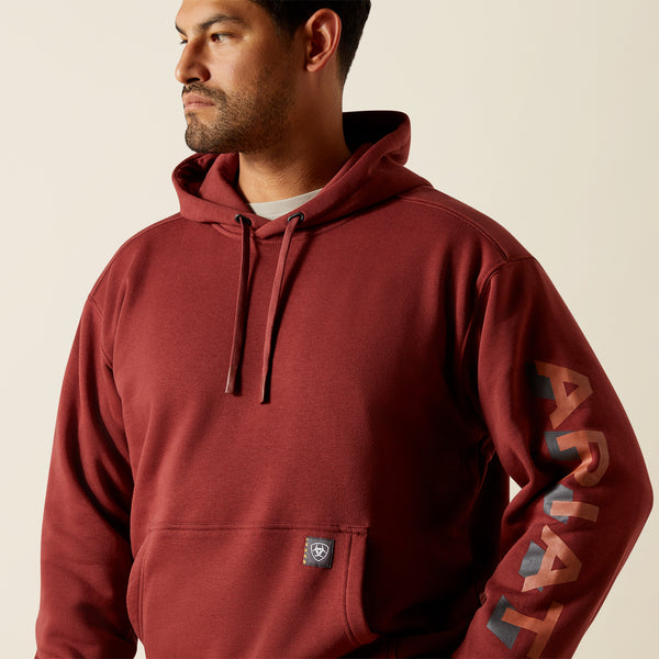 Ariat Men's Rebar Lightweight Logo Hoodie
