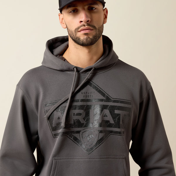 Ariat Men's Leather Diamond Hoodie