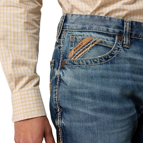 Ariat Men's M4 Relaxed Xavier Boot Cut Weatherford Jeans