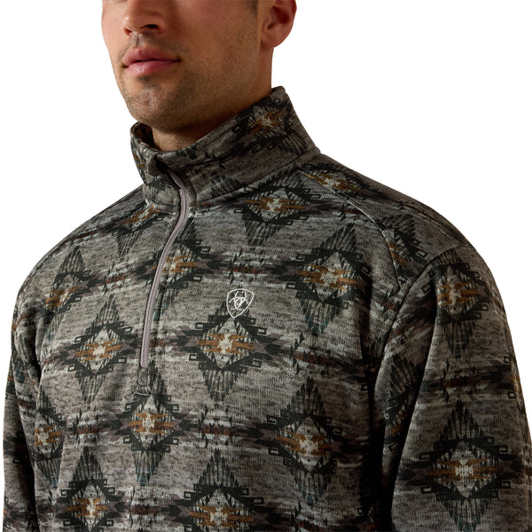 Ariat Men's Storm Front Southwest Caldwell 1/4 Zip Pullover