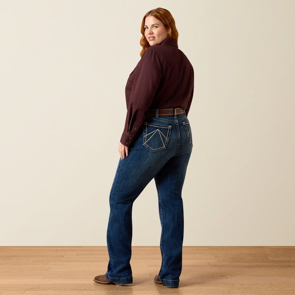 Ariat Women's High Rise Teresa Slim Trouser Jeans