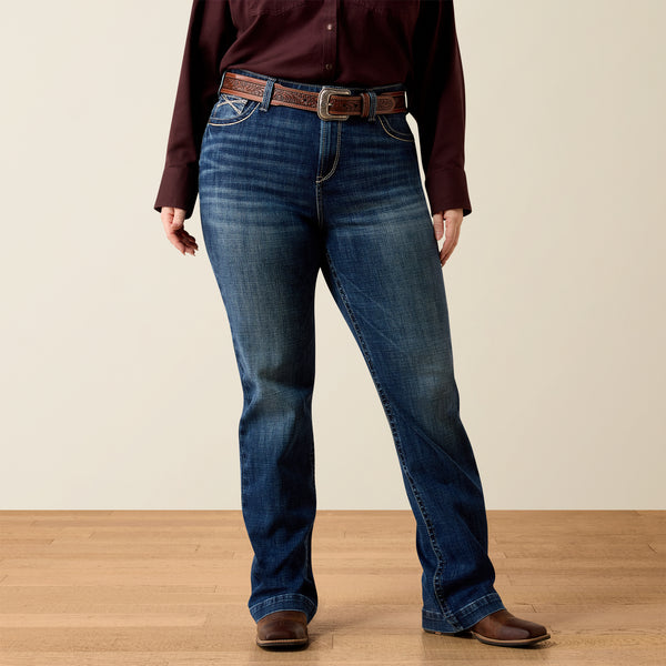 Ariat Women's High Rise Teresa Slim Trouser Jeans