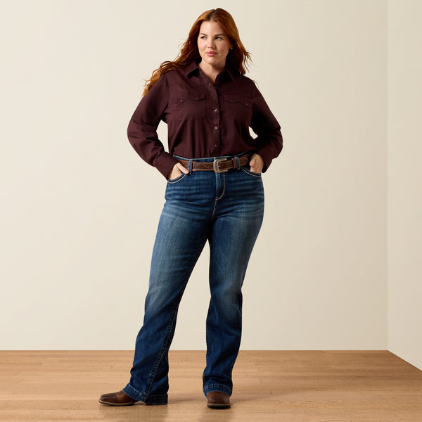 Ariat Women's High Rise Teresa Slim Trouser Jeans