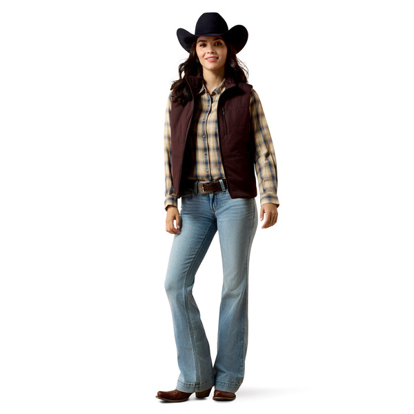 Ariat Women's Chocolate Plum Titan Insulated Vest