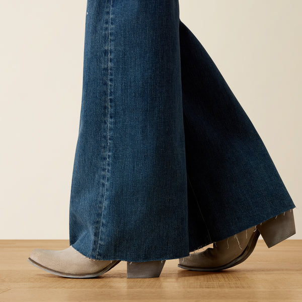 Ariat Women's Perfect Rise Petra Flipside Wide Leg Jeans