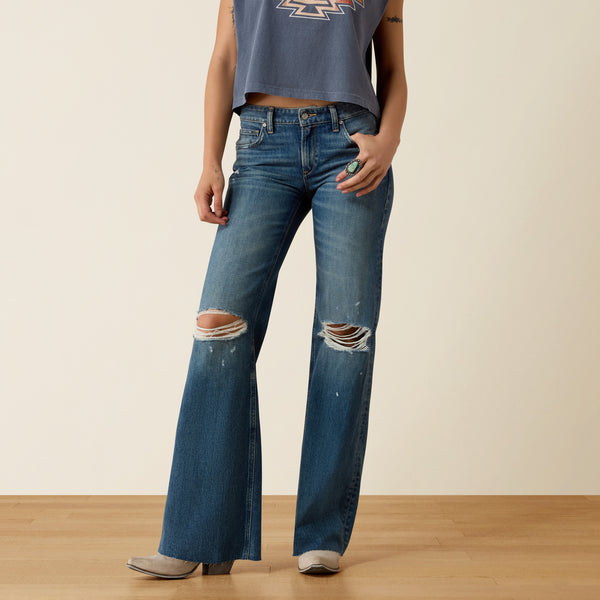 Ariat Women's Perfect Rise Petra Flipside Wide Leg Jeans