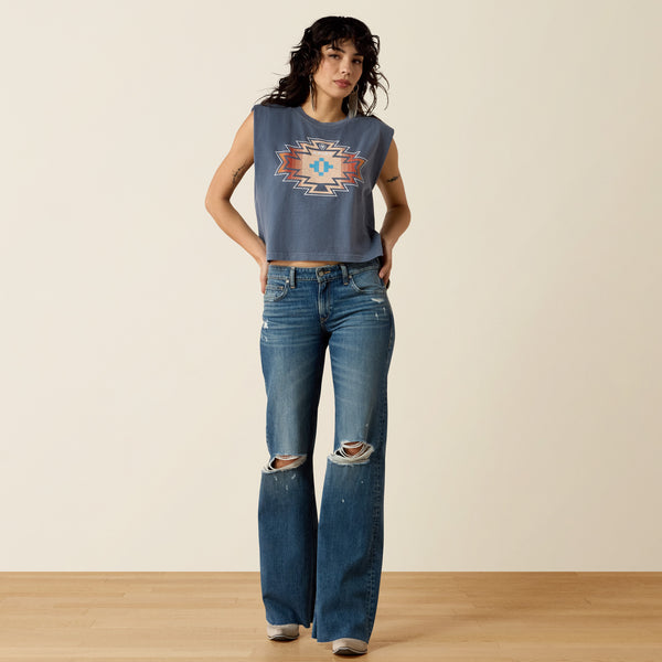 Ariat Women's Perfect Rise Petra Flipside Wide Leg Jeans