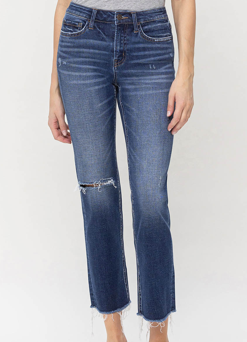 Flying Monkey Tranquility High Rise Straight Denim