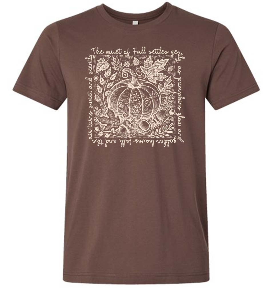Fall Words Pumpkin Tee