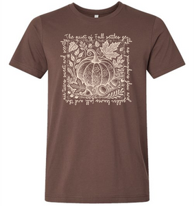Fall Words Pumpkin Tee